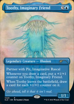 Toothy, Imaginary Friend Secret Lair Drop - Imaginary Friends Art